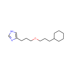 c1nc(CCCOCCCC2CCCCC2)c[nH]1 ZINC000001536433